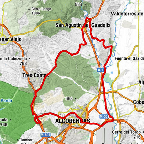 Baunatal - Alcobendas - San Agustín del Guadalix - San Sebastián de los Reyes
