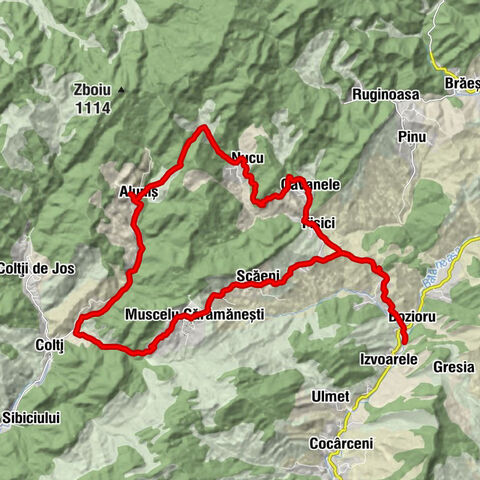 Bozioru - Văvălucile - Scăeni - Buduile