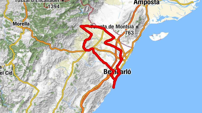 Peníscola / Peñíscola - Arrocería Polo Sur - Ermita del Calvari de Canet lo Roig - Coll del Moro