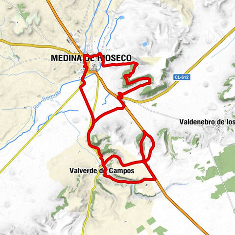 Medina de Rioseco - Valverde de Campos - Valdescopezo