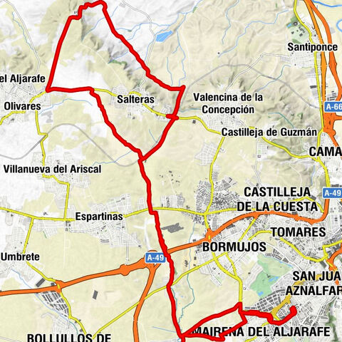 Tomares - San Juan de Aznalfarache - Mairena del Aljarafe - Cavaleri