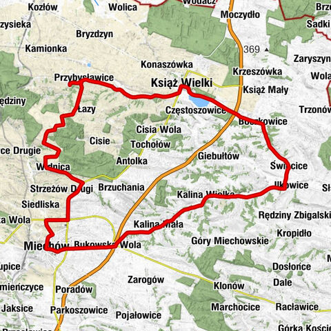 Kościół pw. Matki Bożej Nieustającej Pomocy w Przybysławicach - Kościół pw. Świętego Wojciecha Biskupa i Męczennika w Książu Wielkim - Kościół pw. Świętego Krzyża w Miechowie - Widnica