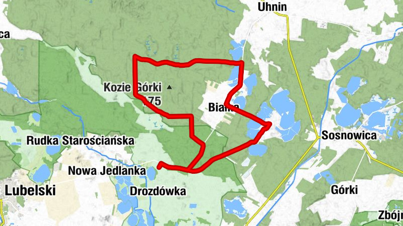 Podleśna - Kolonia Walerianów - Libiszów - Kościół pw. Serca Jezusowego