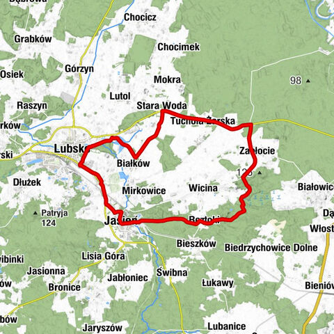 Hynków - Białków - Jasień - Lubsko