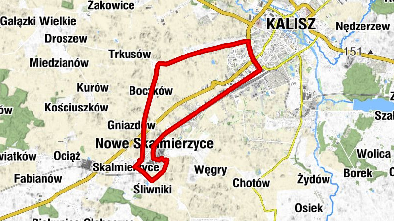 Nastrojowa - Nowe Skalmierzyce - Kościół św. Michała Archanioła - Kościół pw. Świętej Katarzyny Aleksandryjskiej