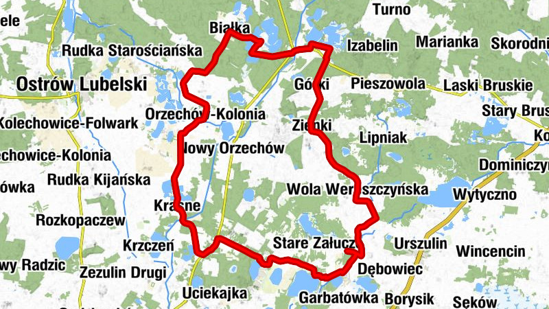 Piaseczno - Kościół pw. Świętego Izydora - Kościół pw. Świętej Trójcy - Krasne