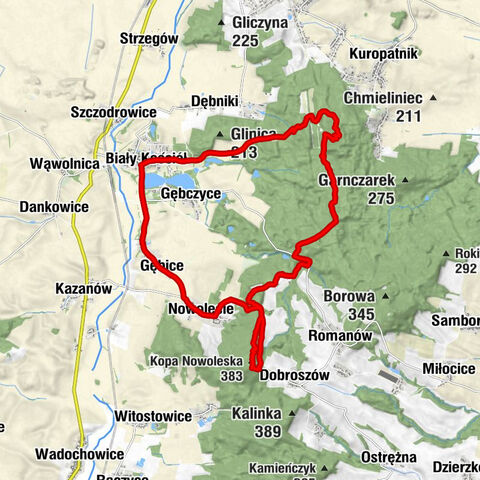 Zimnodół - Kopa Nowoleska - Miecznik - Kościół pw. św. Marcina