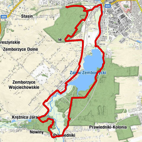 Zemborzyce - Kościół pw. Świętego Marcina w Lublinie - Bar Pod Pstrągiem - Stare Miasto