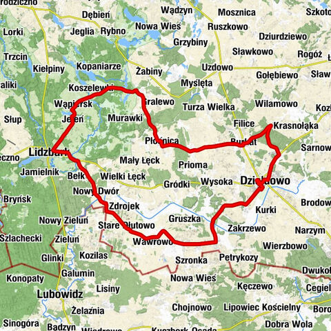 Działdowo - Kościół pw. Świętego Wojciecha Biskupa Męczennika - Kościół pw. Świętej Barbary - Kościół pw. Świętej Anny