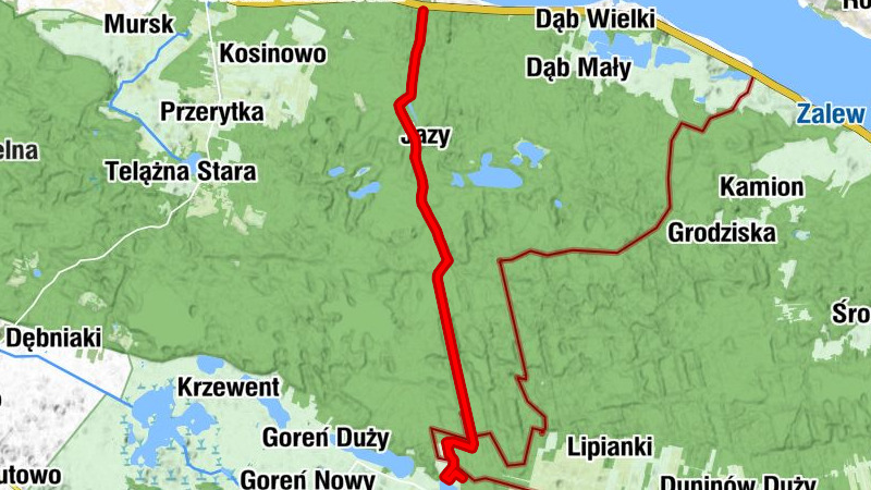 powiat włocławski - Jazy - Dobiegniewo