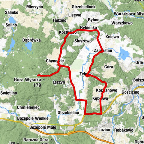 powiat wejherowski - Chynowiec - Zielnowo - Kębłowska Tama