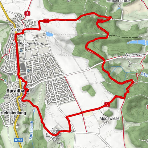 Wanderung auf dem Weberhaldenweg bei Spraitbach