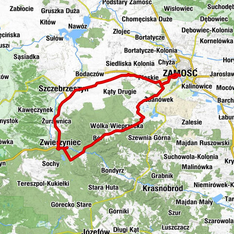 Zwierzyniec - Kościół pw. Świętych Apostołów Piotra i Pawła w Wychodach - Kościół pw. Matki Bożej Królowej Polski w Zwierzyńcu - Pierogarnia