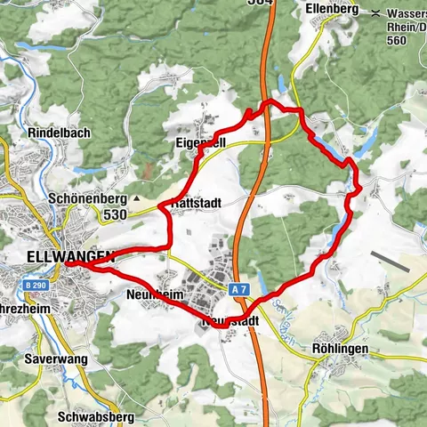 Familienfreundliche Radtour: Kleine Tour zu Seen und Weihern