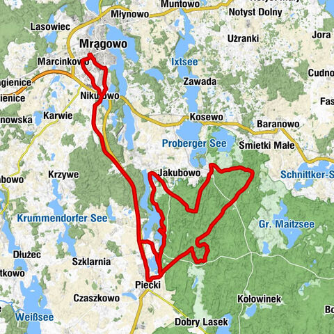 Osiedle Brzozowe - Nikutowo - Kromnice - Mrągowo