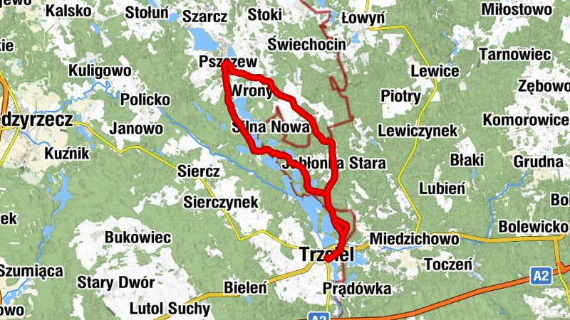 Trzciel - Stare Miasto - Jabłonka Stara - Kościół pw. św. Marii Magdaleny