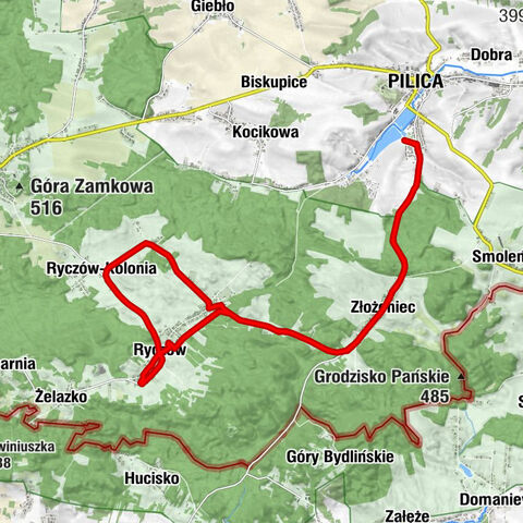 powiat zawierciański - Wiesławów - Złożeniec - Kaplica pw. Najświętszej Maryi Panny Królowej Polski