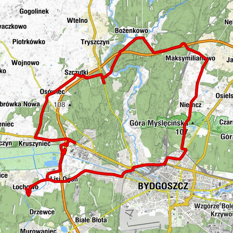 Łochowo - Czersko Krajeńskie - Bydgoszcz