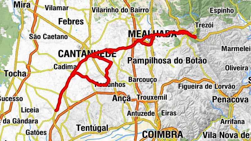 Amieiro - O Serrado - Capela de Pedrulha - Igreja Paroquial de Casal Comba
