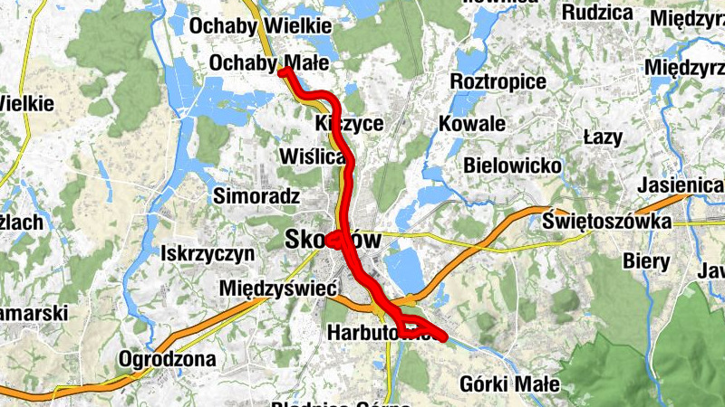 Zajazd na Kamieńcu - Kiczyce - Skoczów - Kościół pw. Świętych Apostołów Piotra i Pawła