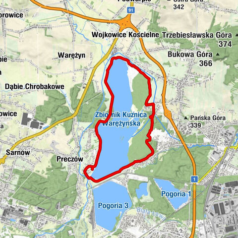 Marianki - Podlesie - Podbagienko - Dąbrowa Górnicza