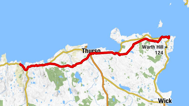 Portskerra - Thurso - Melvich Hotel - John o' Groats