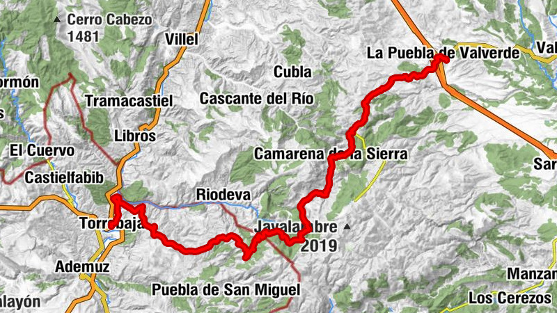 Torrebaja - San Roque - Ermita de Loreto - La Puebla de Valverde