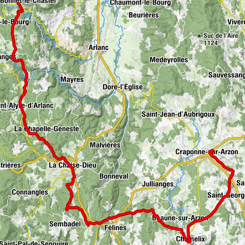 Le Petit Chastel - Le Bret - Église Saint-Pierre - Craponne-sur-Arzon