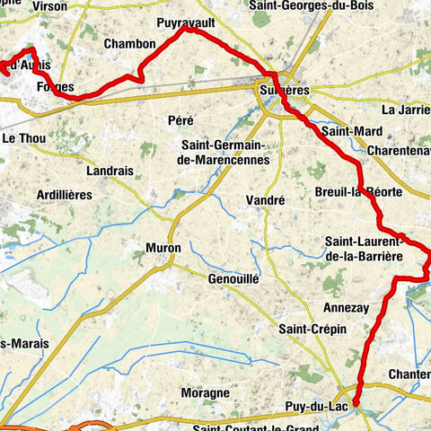 Tonnay-Boutonne - Église de la Sainte-Trinité - Église Saint-Laurent - La Rigauderie