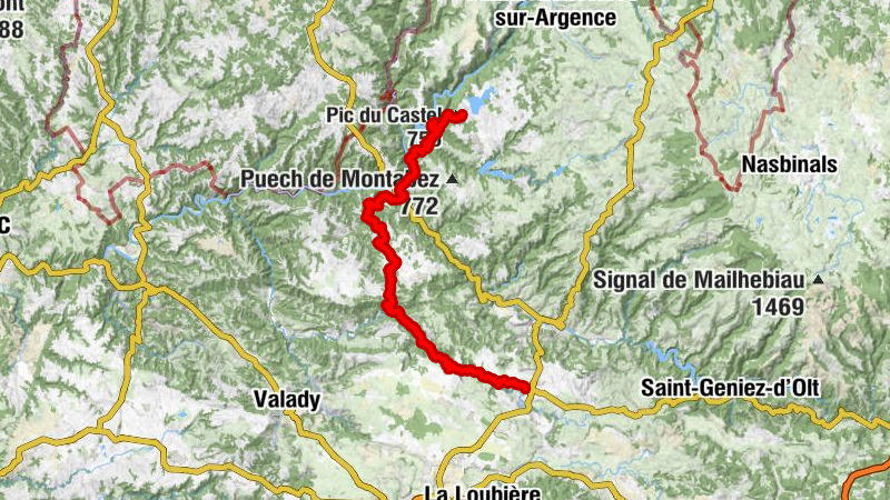 Bozouls - Église Saint-Michel - La Clouque - Montézic