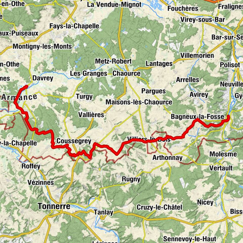 Les Riceys - Bagneux-la-Fosse - Église Saint-Jean-Baptiste - Ervy-le-Châtel