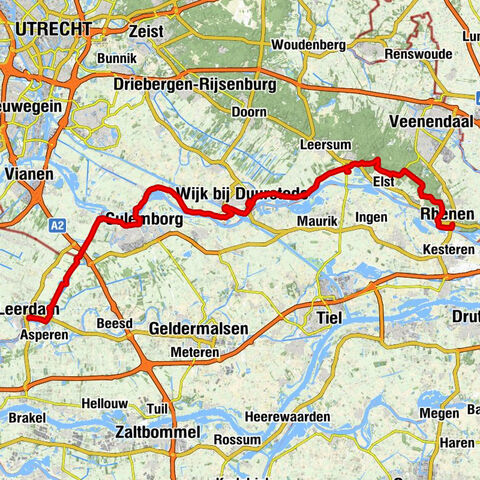 Rhenen - Andrieskerk - Grote Kerk - Leerdam-Centrum