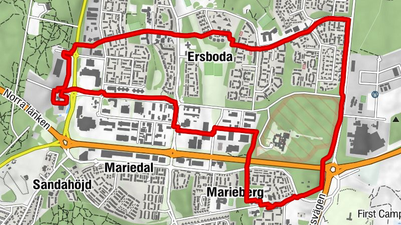 Marieberg - Umeå - Ersboda