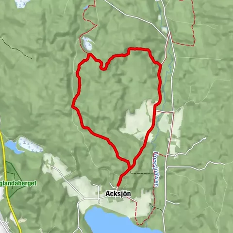 Acksjön - Västanå