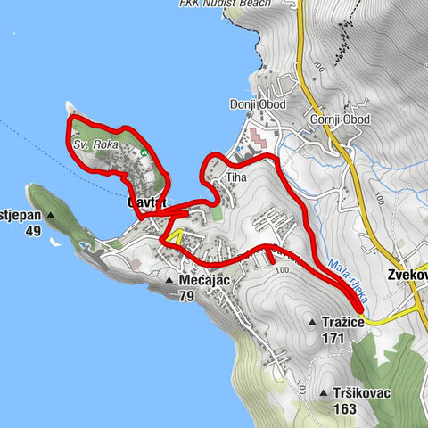 Cavtat - crkva sv. Đurđa - Gospa od Pompeja - Zvekovica