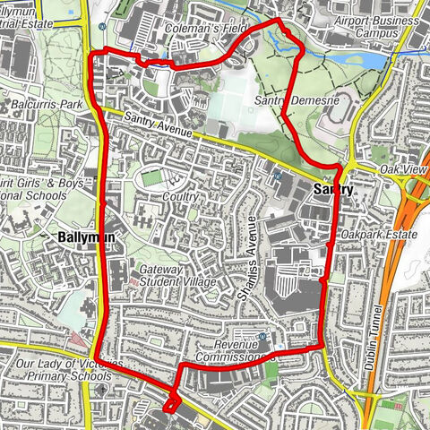 Dublin - Ballymun - Santry - Whitehall C Ward 1896
