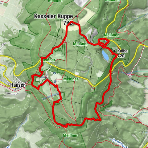 Chemin premium P1 Hoher Meißner
