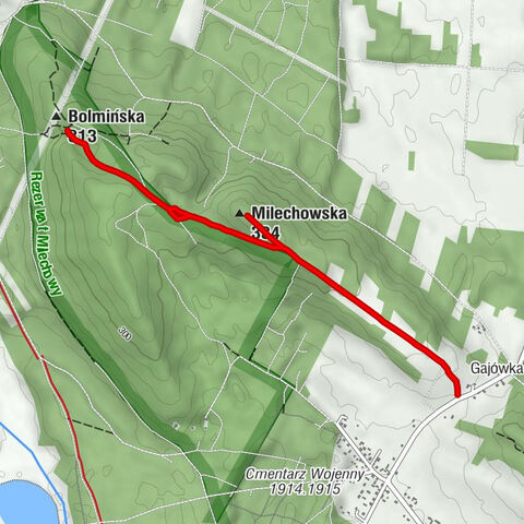 Gajówka - Milechowska - Piekło - Bolmińska