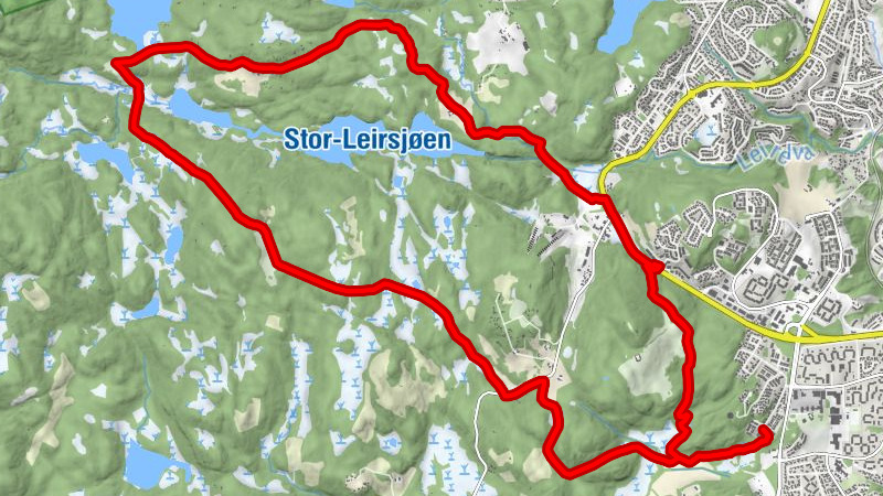 Heimdal - Smistadgrenda - Hallsetaunet - Lerkendal
