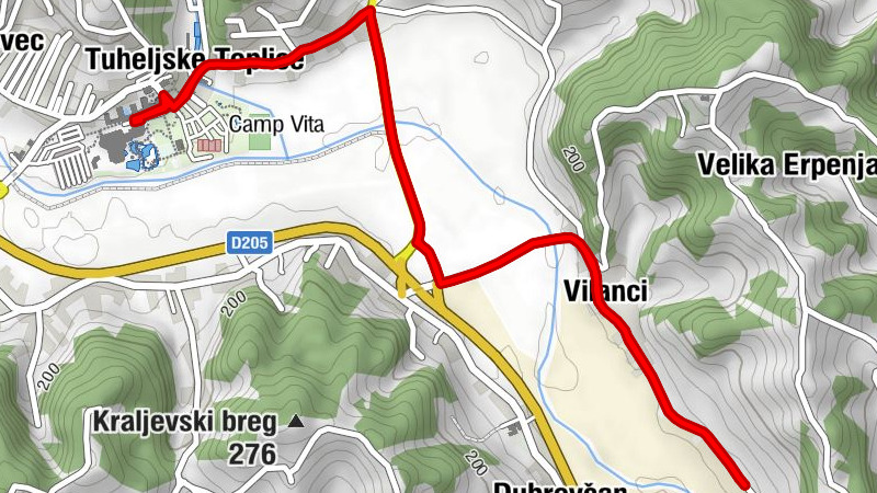 Tuheljske Toplice - Vilanci - Dubrovčan