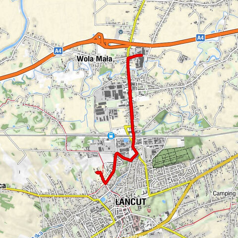 Łańcut - Wolanka - Podzwierzyniec