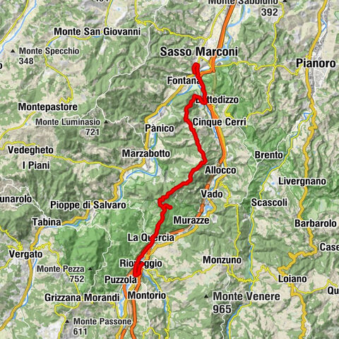 Von Sasso Marconi nach Rioveggio #LL2ROM_E063