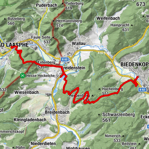Sentier de randonnée de la Lahn 03e étape Bad Laasphe – Biedenkopf