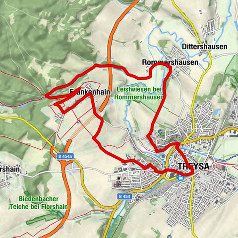 Hugenotten- und Waldenserpfad: Von Frankenhain nach Treysa