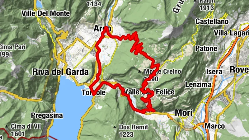Mont Velo - Santa Barbara - Loppio