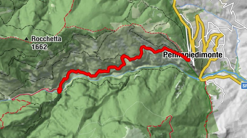 Cascate Macarone della Pila da belvedere Balzolo Pennapiedimonte