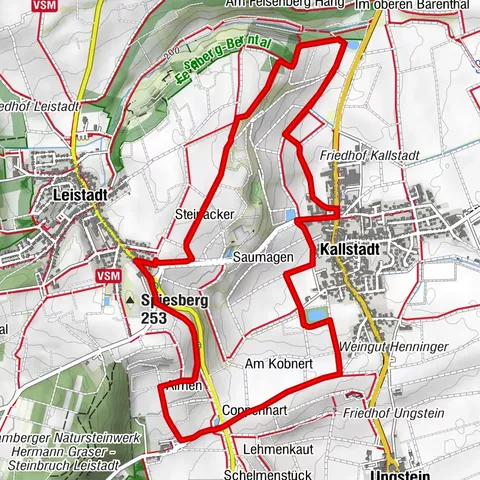 Randonnée viticole : Kallstadt - sentier Riesling