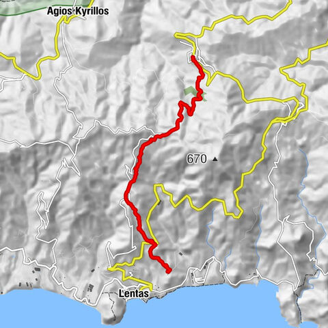 Lentas - Seli Minoan Weg nach Miamou