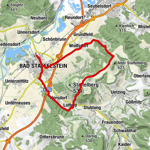 Bad Staffelstein, Oberfranken/Deutschland