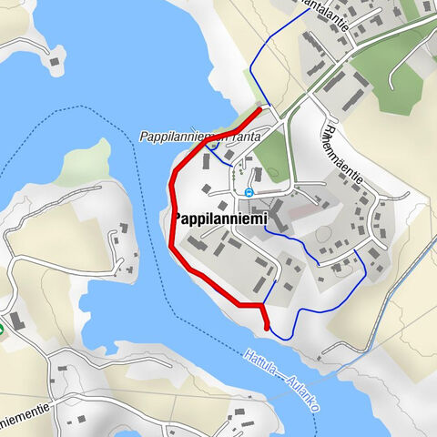 Jaakon rantapolku vaativa esteetön reitti